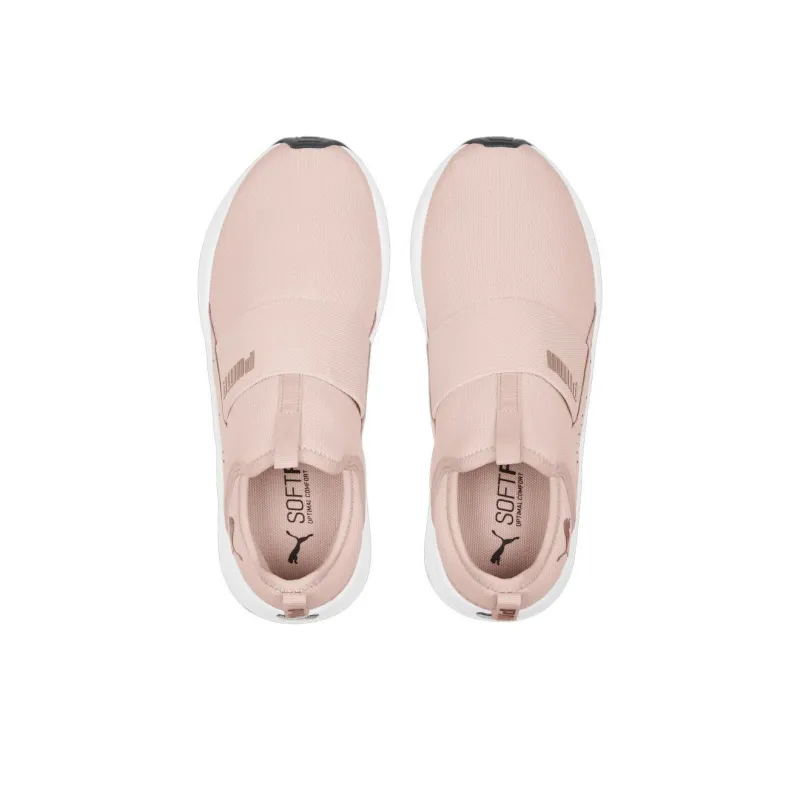 PUMA Softride Sophia Slip On Cushioning, Wear Resistant Low Top Running Shoes Women's Pink-3
