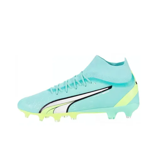 PUMA Ultra Pro Soccer Shoes Men Mid-Top Green