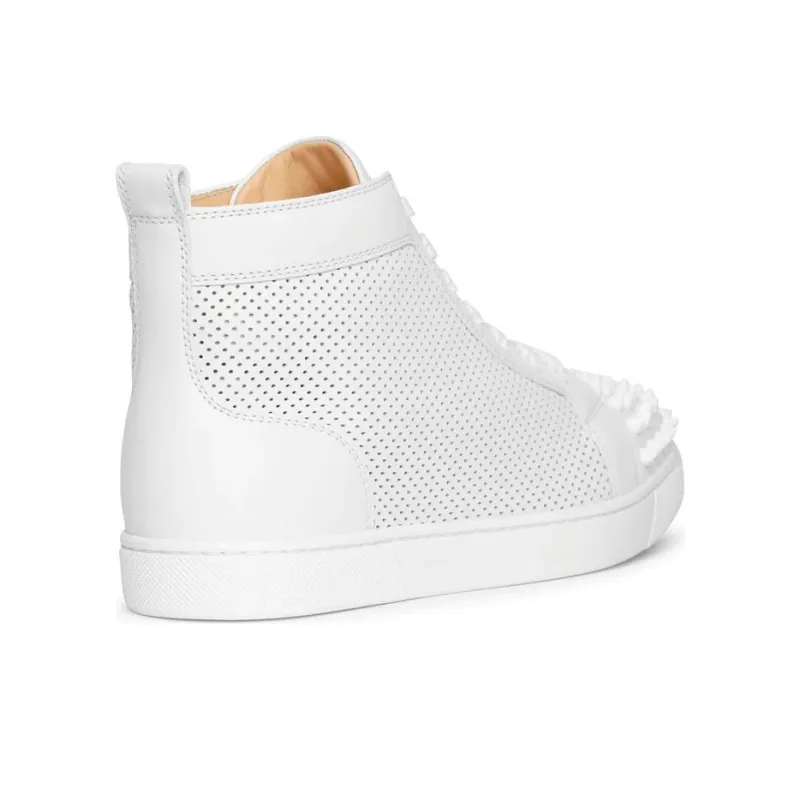 CL LUBOTING High Top Skateboard Shoes Women's White-3