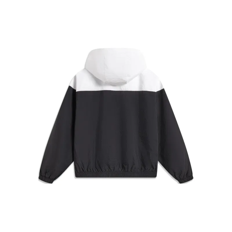 LiNing Sports Trend Series Trench Coat Men's Standard White Black-1