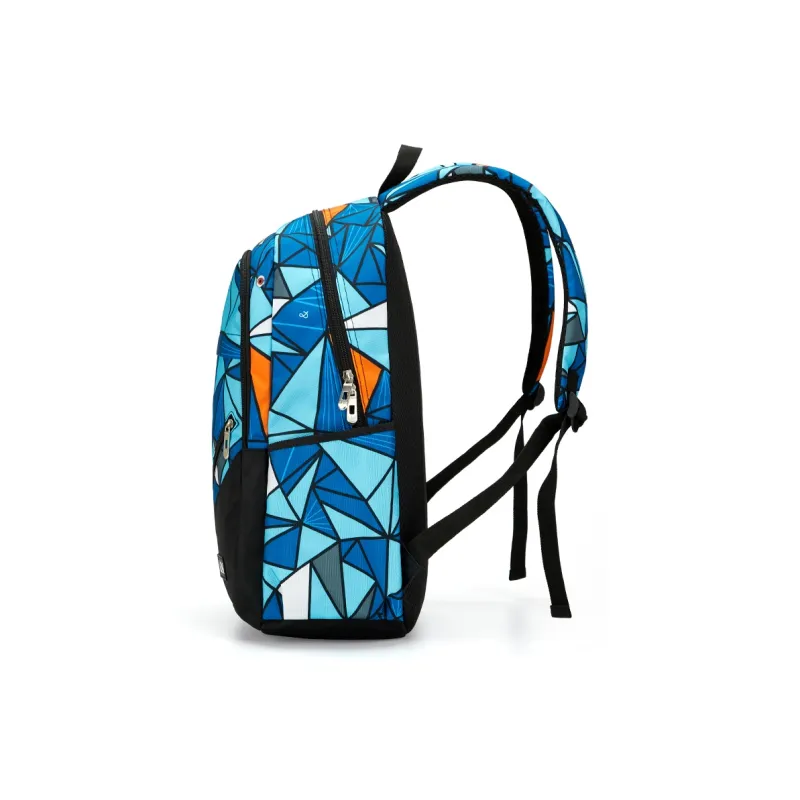 L&M Oxford Backpack Laptop Bags Regular Unisex Black-21