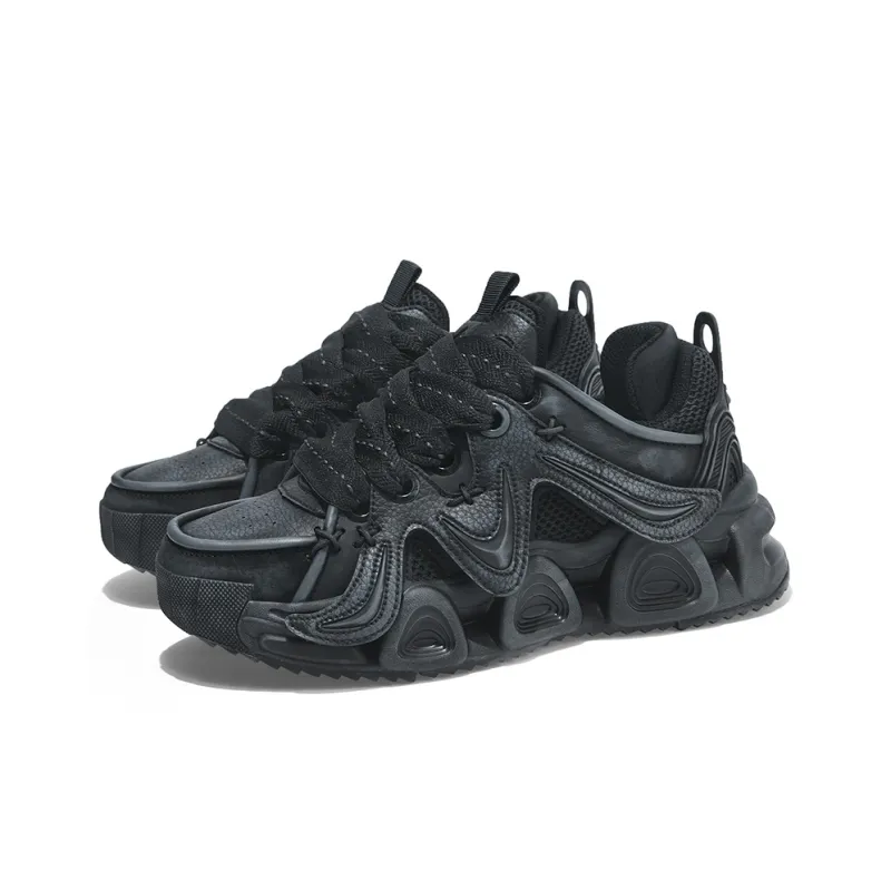 Masongarments Cushioned Wear-Resistant Breathable Lightweight Height Increasing Low-Top Chunky Sneakers Unisex-2