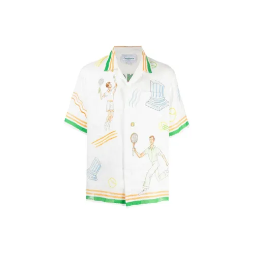 CASABLANCA Shirts Men Off White