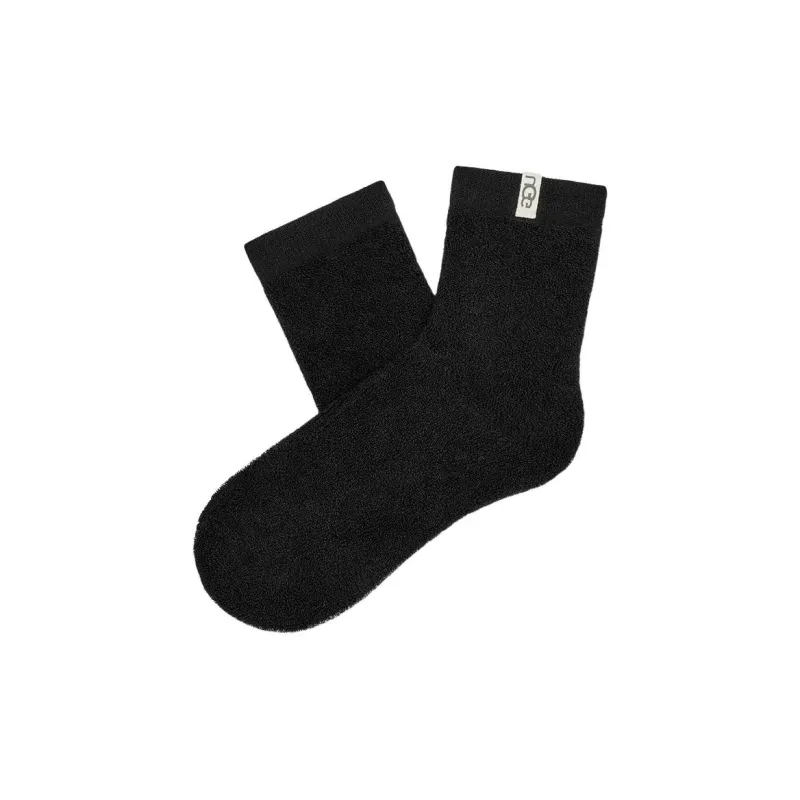 UGG Mid-Calf Socks Unisex 1 Pack Black-0