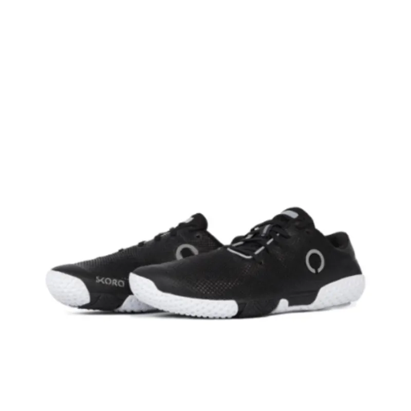 SKORA Durable Breathable Low-Top Running Shoes Men's Black-2
