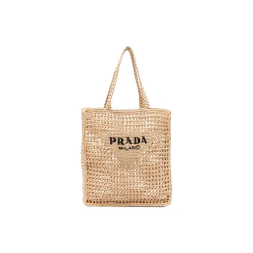 PRADA zipped Tote Bag, Shopping Bag, Shoulder Bag, Handbag Women's Brown