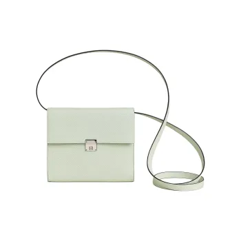 HERMES Clic Epsom Calfskin Shoulder Bag Crossbody Bag Wallet Women's 0S Vert Fizz Bubble Green