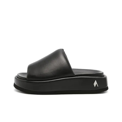 The Attico Mia Platform Leather Slides