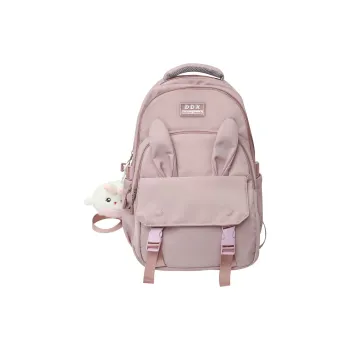 FAMAN Nylon Backpack Regular Women's Pink/Orange/Blue/Black/Purple