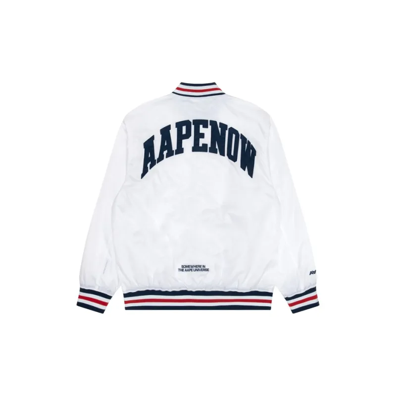 Aape BY *A BATHING APE® Logo-appliqué Bomber Jacket-4