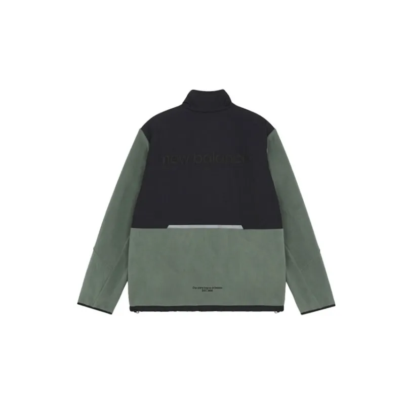 New Balance Jackets Coats Unisex Black Green-1