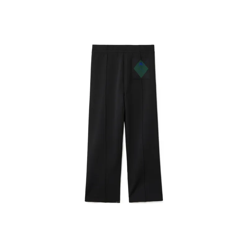 Burberry SS24 Knitted Sports Pants Men's Black-1
