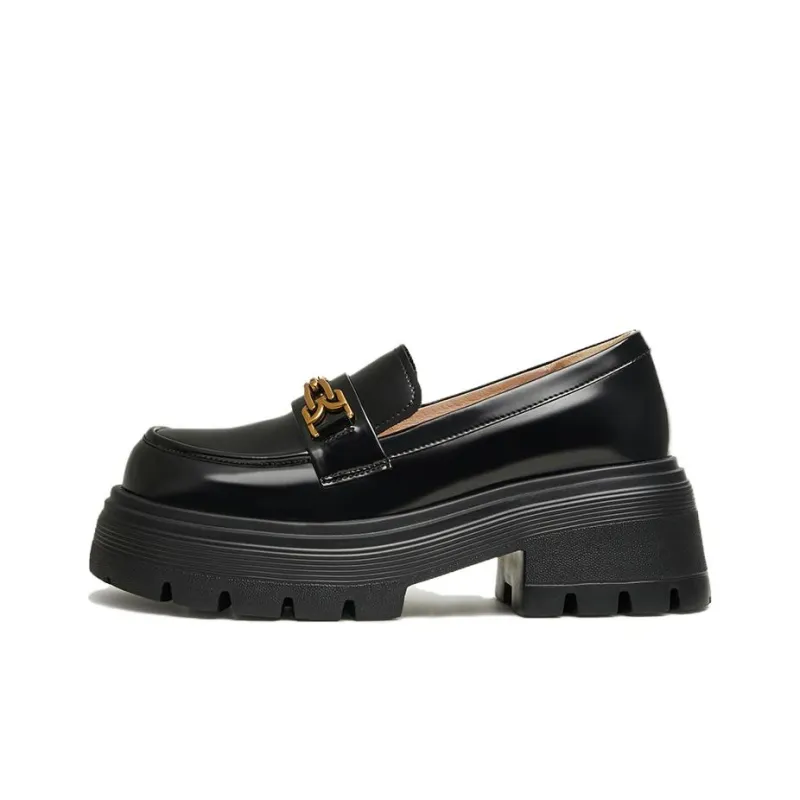 TATA Loafers Women's Solid Color-7