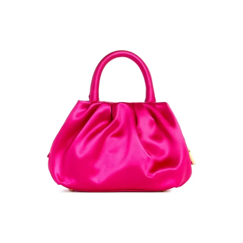 GUESS Satin Shoulder Bag Crossbody Bag Mini Women's Fuchsia-2
