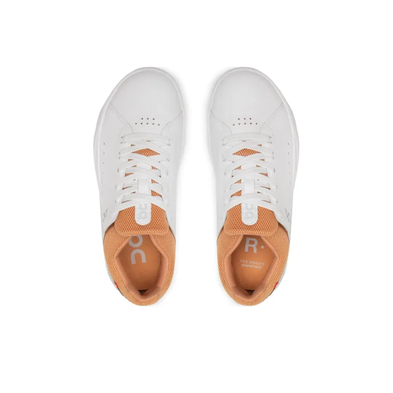 On The Roger Advantage White Copper Women's-3