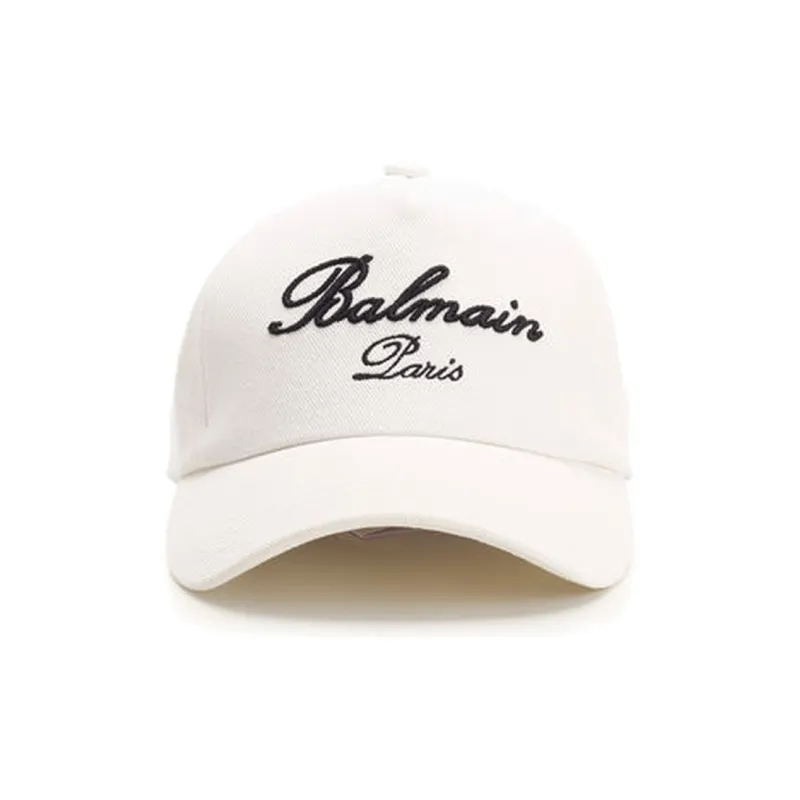 BALMAIN Signature-embroidered Baseball Cap-1