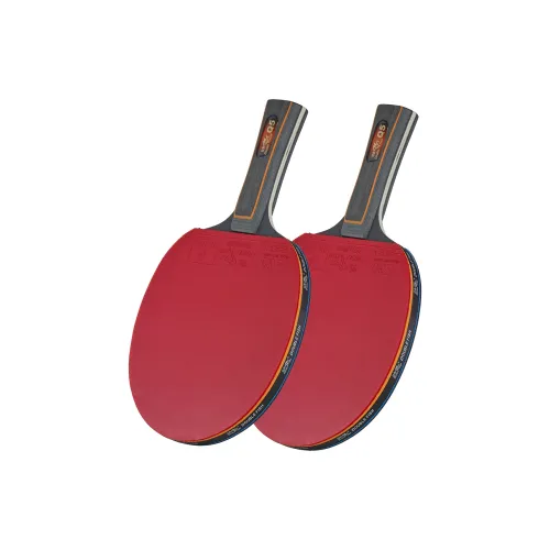 DOUBLEFISH Ping Pong Paddles Unisex Pure Wood Red