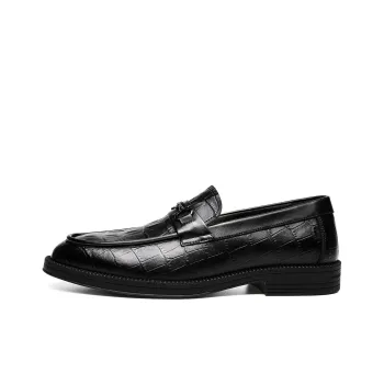 FAPAI Casual Leather Shoes Men's Black