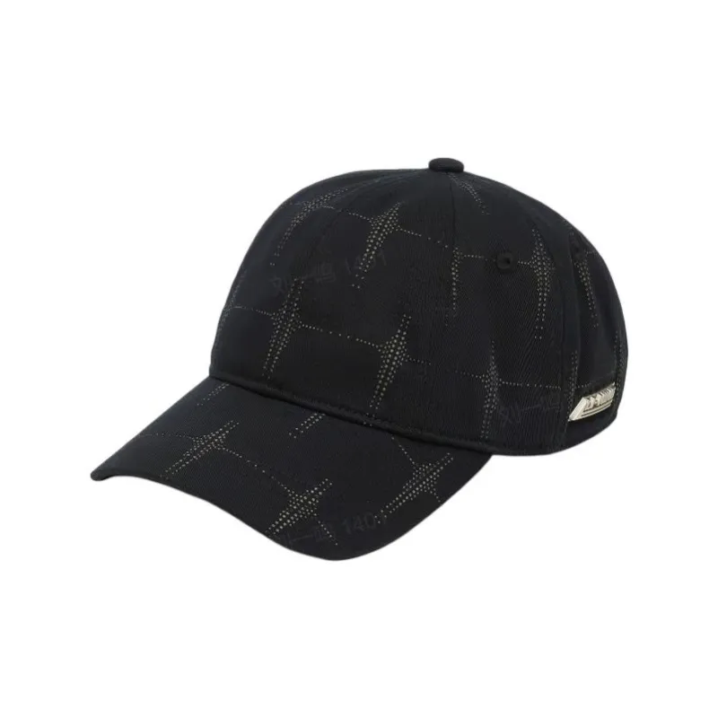 LiNing Rekindle Collection, Polaris Jacquard, Baseball Cap Baseball Caps Unisex Black-0