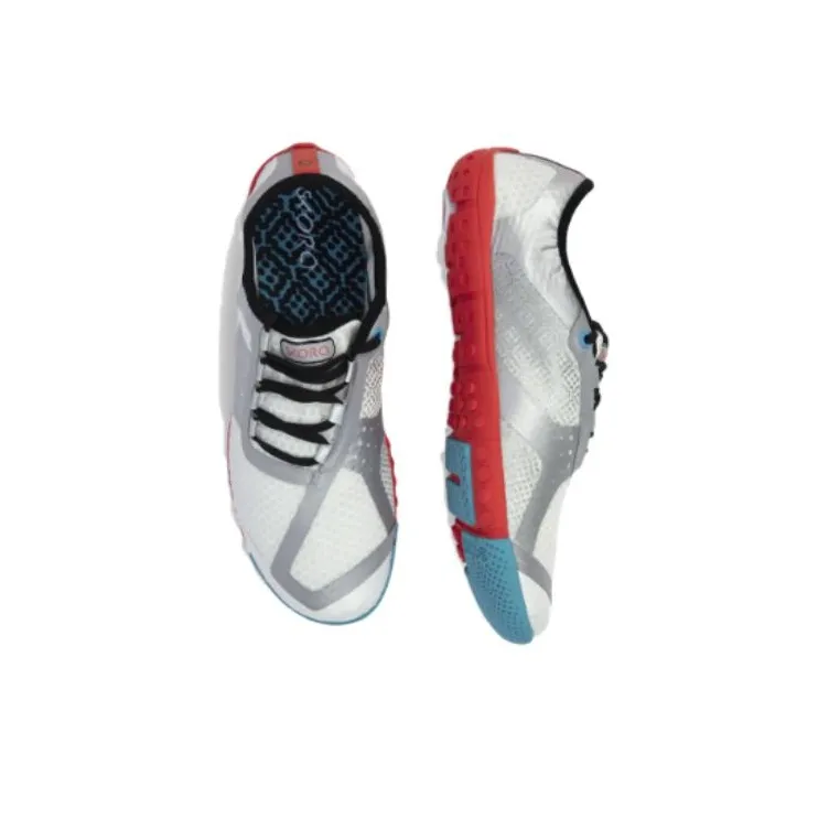 SKORA Cushioning Wear Resistant Low Top Running Shoes Women's White Red-3