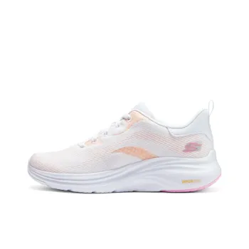 Skechers Sport Cushioning Low Top Running Shoes Women's White Orange