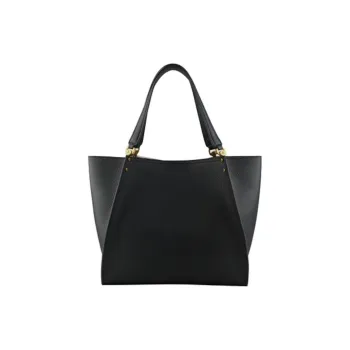 POURCHET Cow Leather Combo Bag, Empress Bag, Shoulder Bag Women's Black, Red, Blue