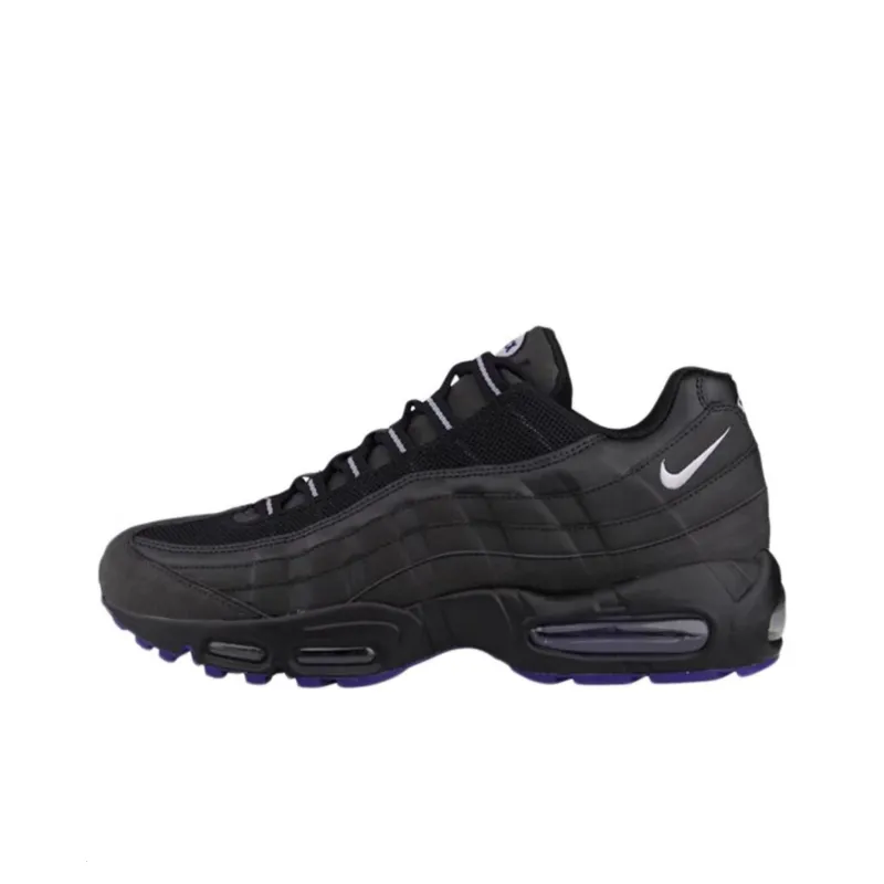 Nike Air Max 95 Black Wolf Grey Court Purple-0