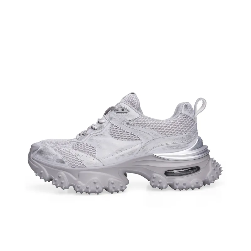 BOSSSUNWEN Low Top Chunky Sneakers Men's Gray-0
