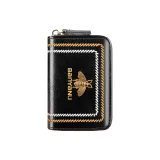 Black (Waxed Leather) 30 Card Slot (Anti-Skimming)