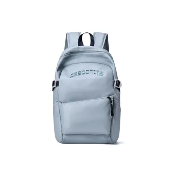 DRACONITE PU Students Backpack Regular Unisex Ice Blue Gray