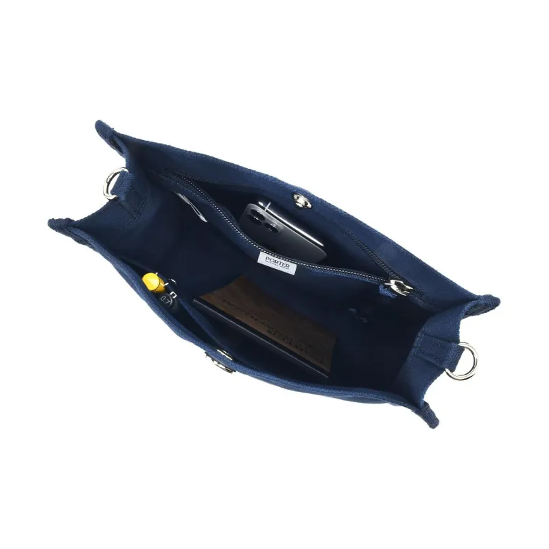 PORTER Canvas Crossbody Canvas Bag Shoulder Bags Unisex Blue-2