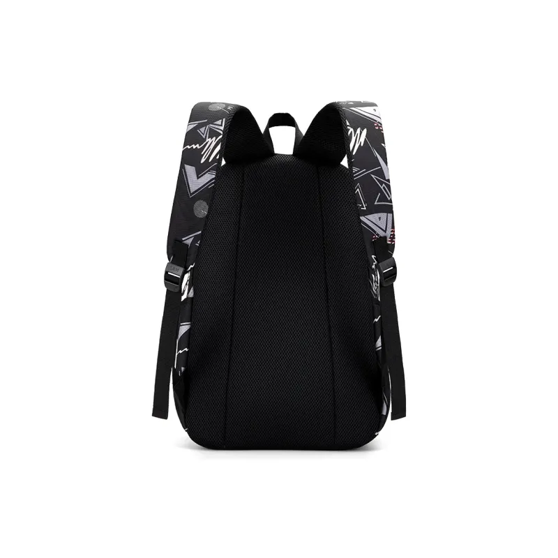 L&M Oxford Backpack Laptop Bags Regular Unisex Black-33