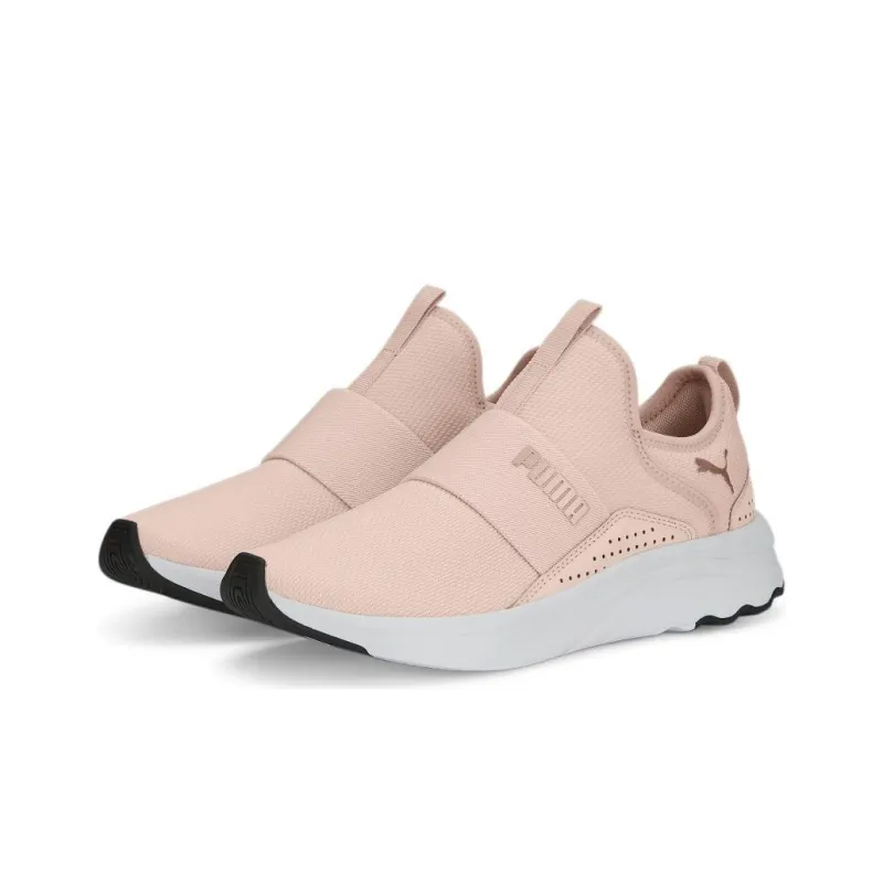PUMA Softride Sophia Slip On Cushioning, Wear Resistant Low Top Running Shoes Women's Pink-2