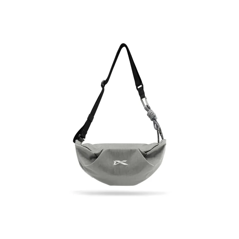 NIID Polyester Crossbody Bag, Sling Bag Small Size Unisex Obsidian Texture/Moss Green Texture/Limestone Texture-4