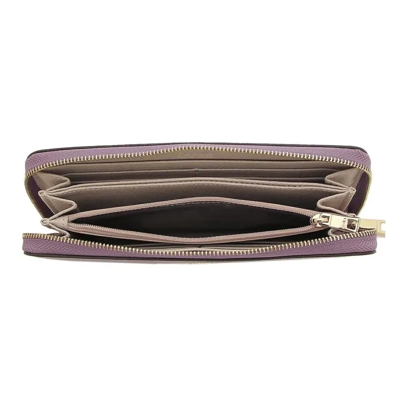 Furla Leather Wallet Women's Camellia Purple-3