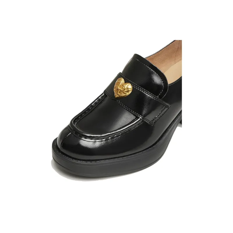 TATA Loafers Women's Solid Color-4