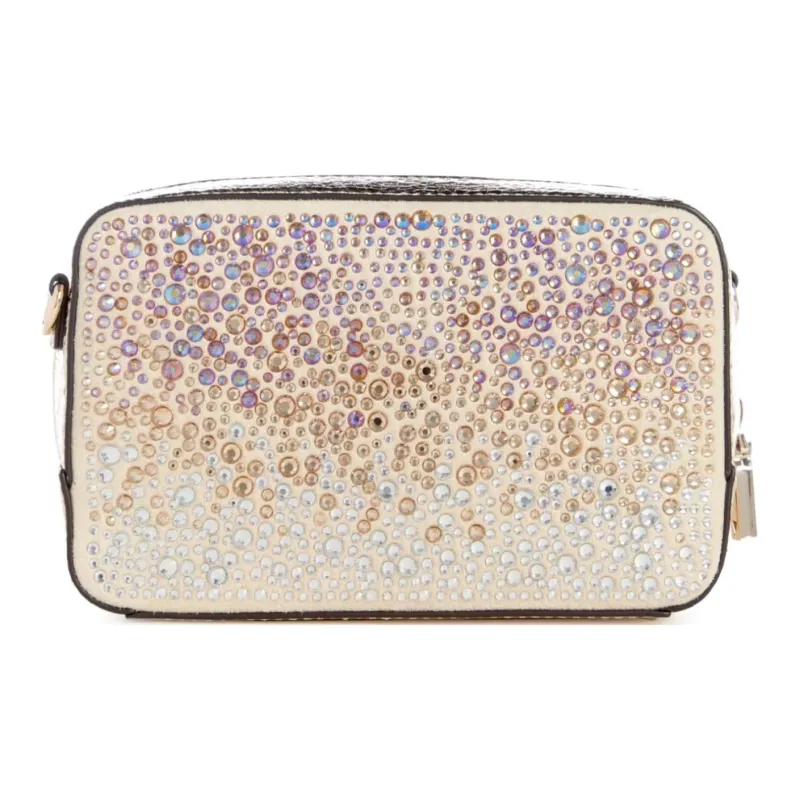 GUESS Artificial Leather Shoulder Bag Crossbody Bag Mini Women's Gold-2