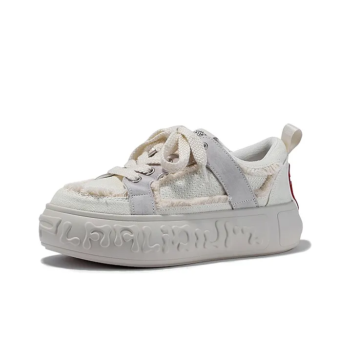 SELAIYA Anti Slip And Wear Resistant Height Increasing Low Top Skateboard Shoes Women's-5