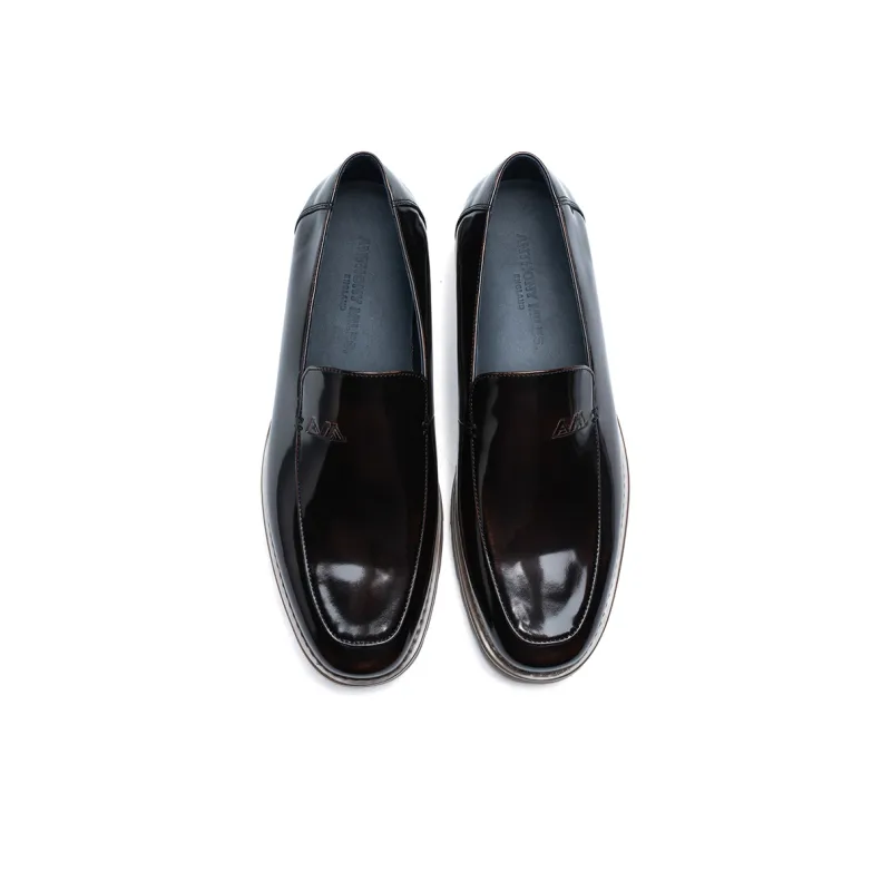 Anthony Miles Platform Height Increasing Slip-on Loafers Shoes Men's-8
