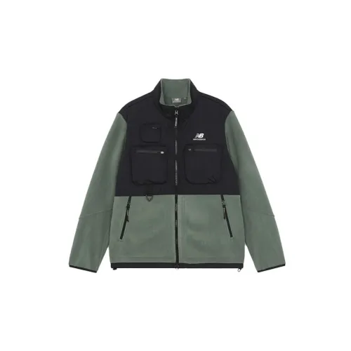 New Balance Velvet Jackets Unisex Black/Green