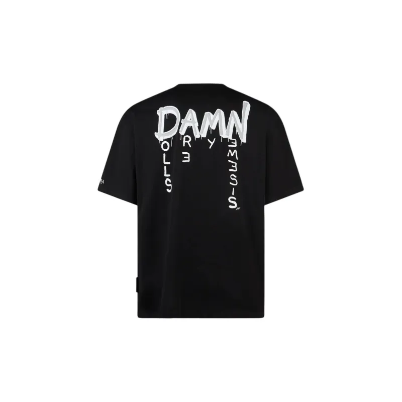PHOBIA ARCHIVE Testa Di Chezzo Black T-Shirt Voodoo T-Shirt Men's Black-1