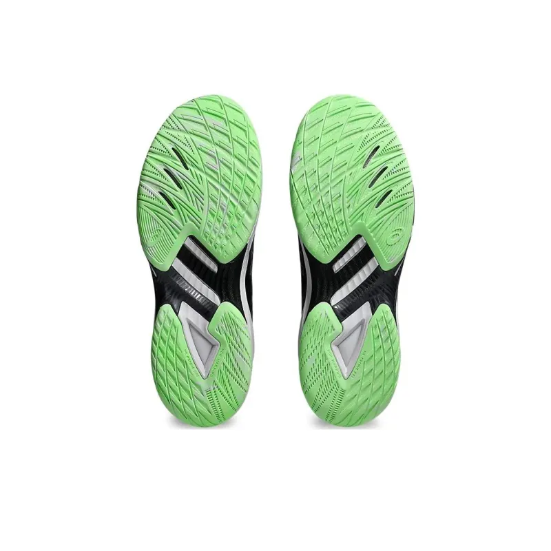 Asics V SWIFT FF MT 4 Durable Breathable Mid Top Training Shoes Unisex Black Green-5