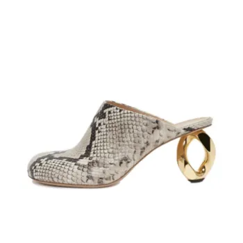 JW Anderson Chain Heel 80mm Mules