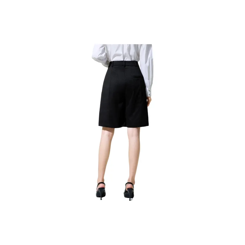 SMEN Casual Shorts Women's Black-1