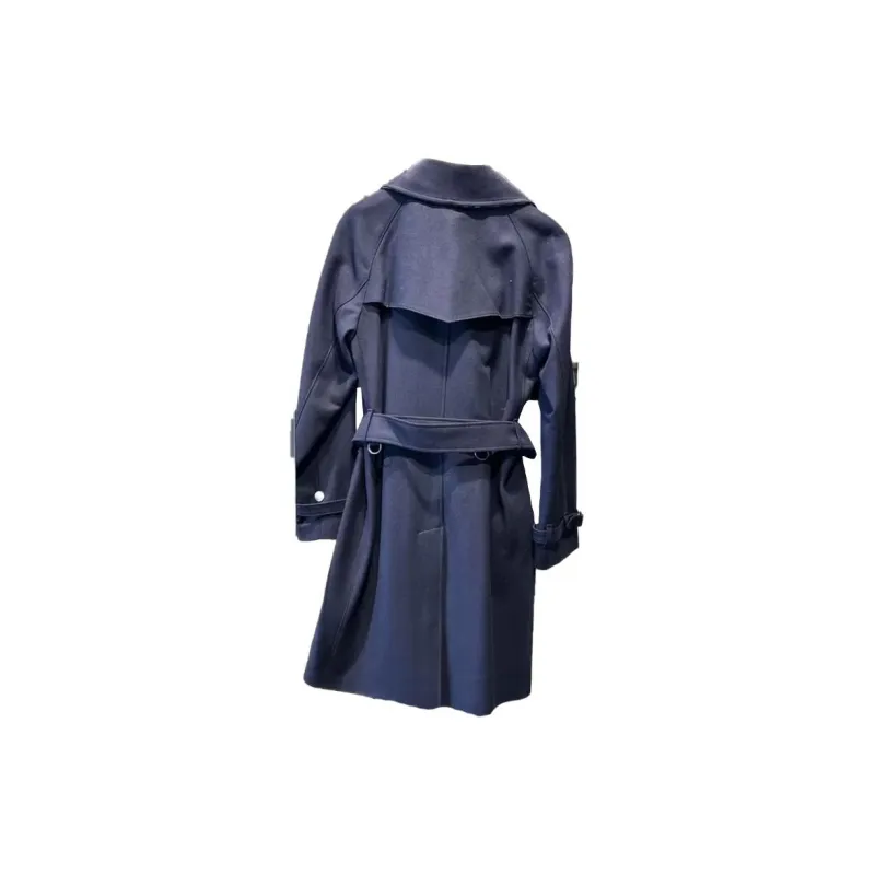 Burberry Trench Coat Women's Blue-1