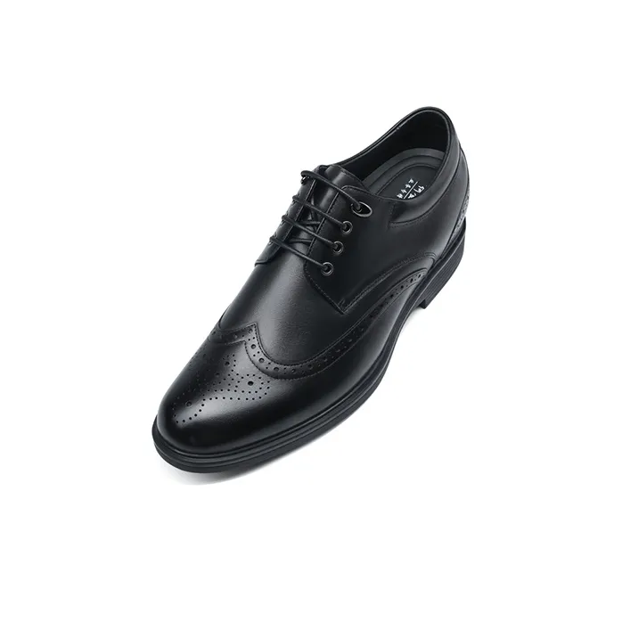 He Jinchang Dress Shoes Men's Black-2