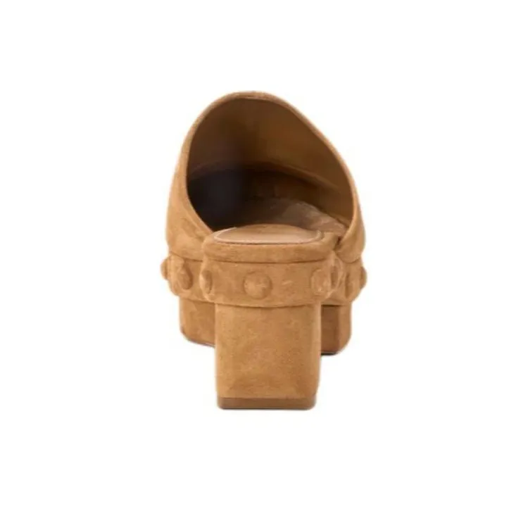 CULT GAIA Wrap-toe Slippers 9.5cm Women's Brown-3