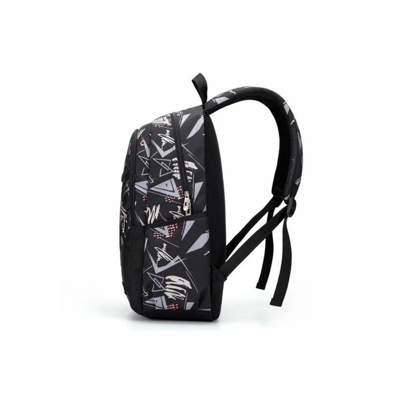 L&M Oxford Backpack Laptop Bags Regular Unisex Black-32