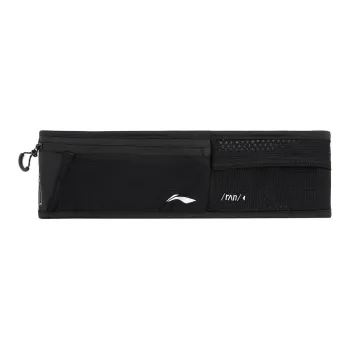 LiNing Big Kids Running Series Polyester Running Waist Bag Regular Unisex Black