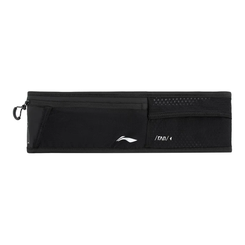 LiNing Big Kids Running Series Polyester Running Waist Bag Regular Unisex Black-0